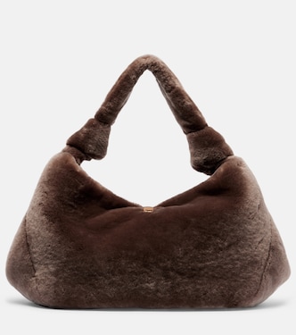 Antonia Small shearling top-handle bag | Gabriela Hearst