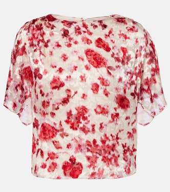 Top Hervane de jacquard floral | Isabel Marant