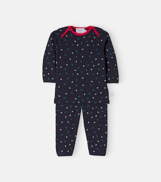x Maison Kitsuné – Set T-shirt e pantaloni in cotone | Bonpoint