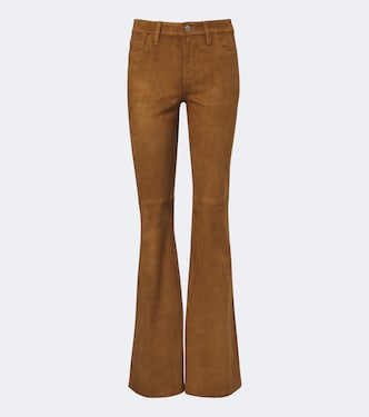 Dojo suede flared pants | 7 For All Mankind