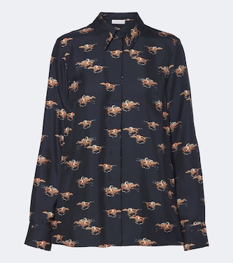 Cruz printed silk twill shirt | Gabriela Hearst