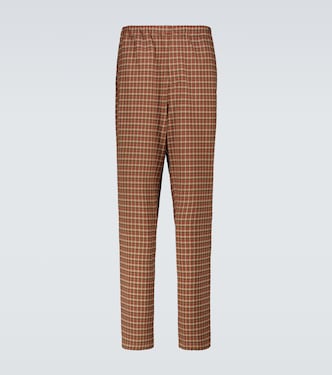 Checked tapered pants | Undercover