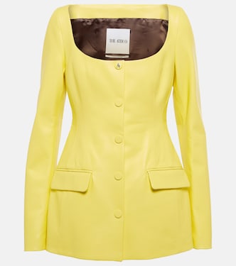 Marie leather blazer | The Attico