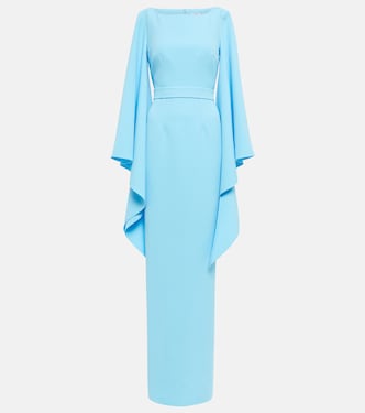 Boat N Flared belted maxi dress | Safiyaa