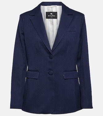 Paisley jacquard cotton blazer | Etro