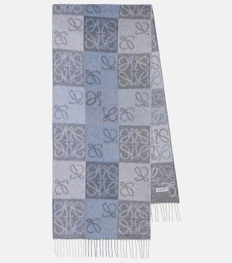 Anagram wool and cashmere scarf | Loewe