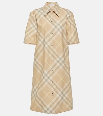 Burberry Check cotton shirt dress | Burberry