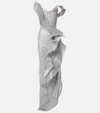 Satellite Wave ruffled gown | Maticevski