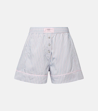 Striped Bermuda shorts | Ganni