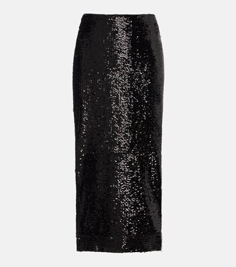 Sequined pencil skirt | Emilia Wickstead