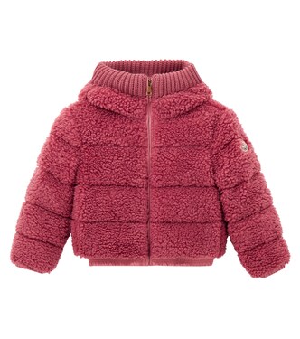 Daunenjacke Adalberta aus Teddyfleece | Moncler Enfant