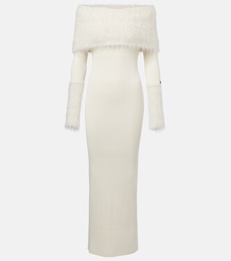 Robe longue à encolure bardot | Jean Paul Gaultier