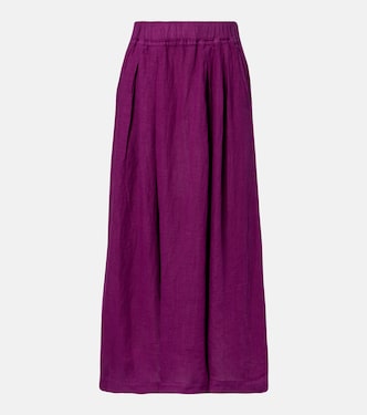 Linda linen maxi skirt | Velvet