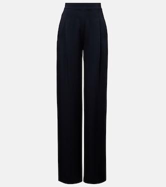 Dritto crêpe satin wide-leg pants | Max Mara