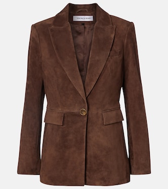 Blazer Duane aus Veloursleder | Veronica Beard