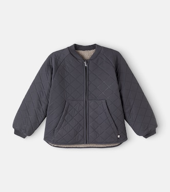 Reversible quilted jacket | Wheat