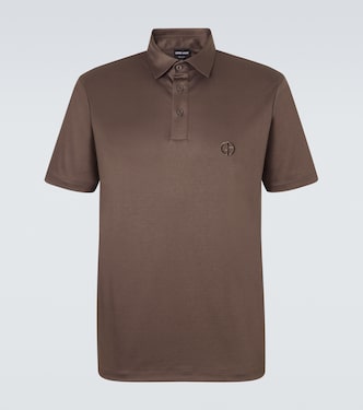 Logo cotton polo shirt | Giorgio Armani