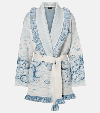 Deep In The Ocean wool-blend cardigan  | Alanui