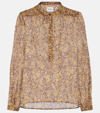 Maria floral cotton voile blouse | Marant Etoile