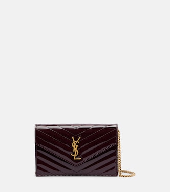 Cassandre Envelope leather wallet on chain | Saint Laurent