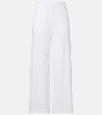Pantaloni Destino in misto lino a gamba larga | Max Mara