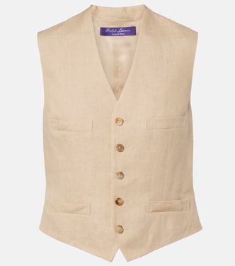 Jaiden linen vest | Ralph Lauren Collection