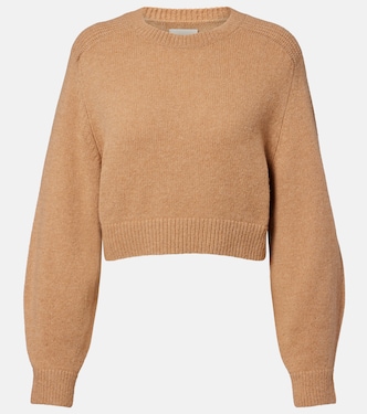 Masie cropped wool and cashmere sweater | Khaite