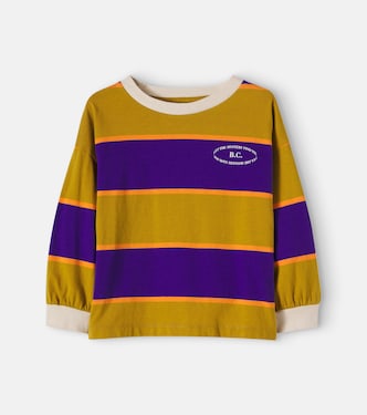 Striped cotton jersey T-shirt | Bobo Choses