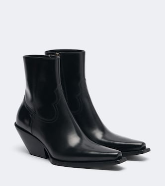 Dylan leather ankle boots | Saint Laurent