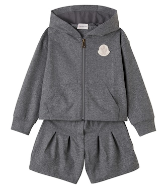 Set de sudadera y shorts de jersey | Moncler Enfant