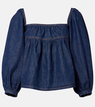 Bluse aus Denim | Saint Laurent