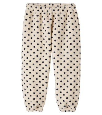 Jody polka-dot teddy sweatpants | Konges Sløjd
