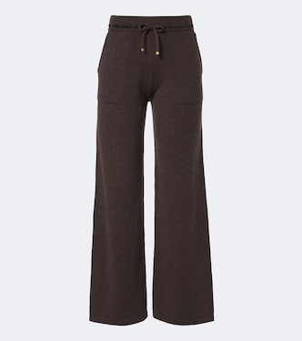 Knitted cashmere wide-leg pants | Eleventy