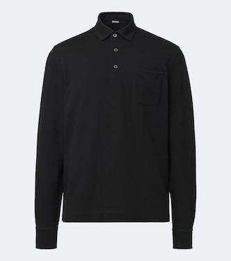 Cotton piqué polo shirt | Zegna