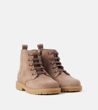 Botas Ryder de ante con cordones | Wheat