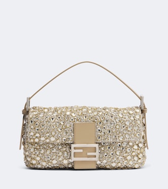 Baguette Small embellished shoulder bag  | Fendi