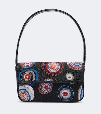 Tommy Small beaded shoulder bag | Staud
