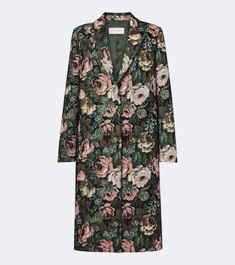 Mantel aus Jacquard | Dries Van Noten