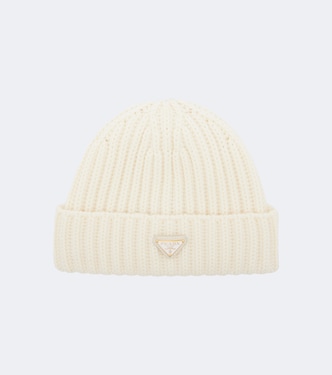 Gorro acanalado de lana virgen | Prada