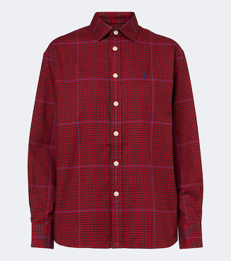 Plaid cotton twill shirt | Polo Ralph Lauren