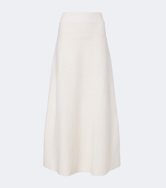 Dovie cashmere midi skirt | Lisa Yang