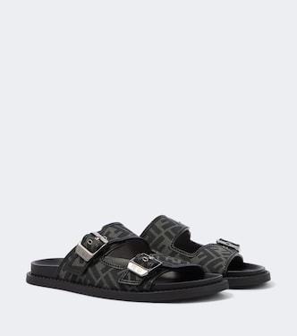 Sandalias Fendi Feel de jacquard FF Zucca | Fendi
