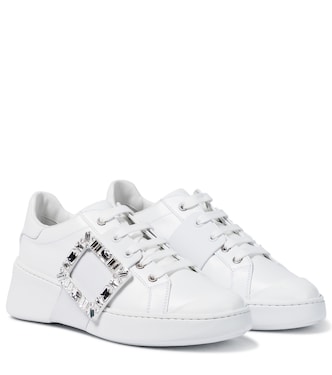Viv Skate Strass leather sneakers | Roger Vivier