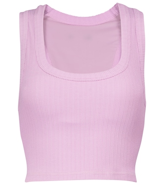 Stretch-jersey crop top | The Upside
