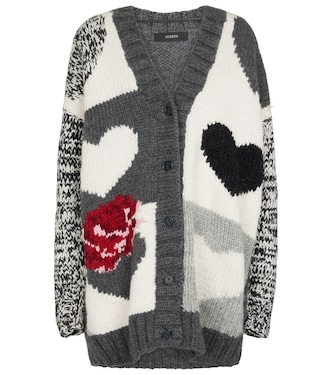 Intarsia wool-blend cardigan | Joseph