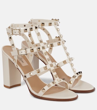 Rockstud leather sandals | Valentino Garavani
