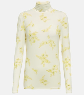 Floral Movement high-neck jersey top | Dorothee Schumacher
