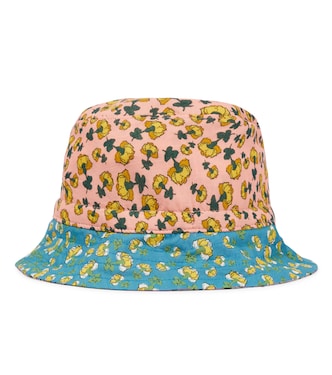 Reversible cotton bucket hat | Zimmermann Kids