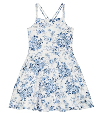 Floral linen and cotton dress | Polo Ralph Lauren Kids