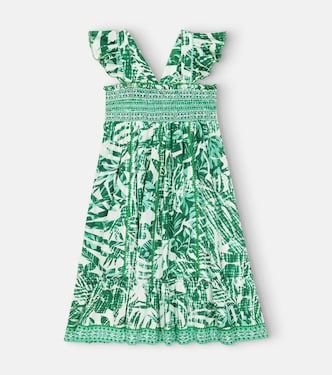 Robe Cindy en coton à fleurs | Poupette St Barth Kids